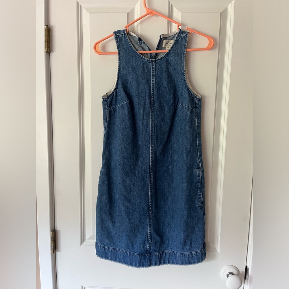 J crew denim Shift one piece dress.